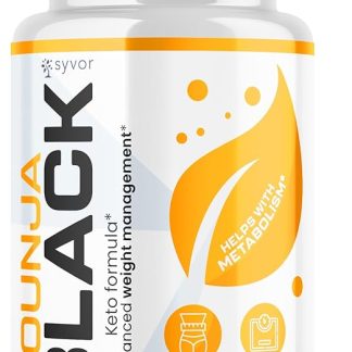 Mounja Black Capsules, Official Mounja Black Advanced Formula Pills with Natural Ingredients, MounjaBlack Energy and Fitness Support Maximum Strength Vitamin Blend for Women and Men (60 Capsules)