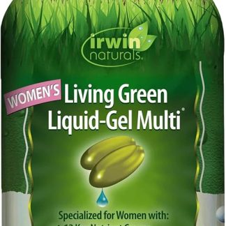 Irwin Naturals Women's Living Green Liquid-Gel Multi - 90 Liquid Softgels - Includes 70 Essential Nutrients, Vitamins & Minerals