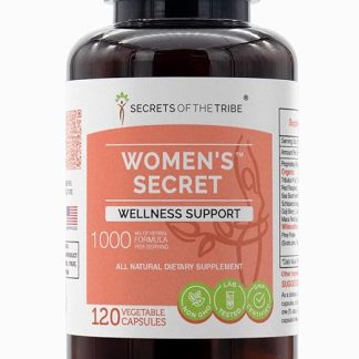 Secrets of the Tribe - Women's Secret, Wellness Support, Herbal Supplement Blend (120 Capsules)