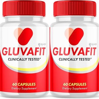 (2 Pack) Gluvafit Capsules, Official Gluva Fit Pills with All Natural Ingredients, Max Strength Gluvafit Blood Support Advanced Formula Glyco Vitamin Natural Health & Wellness Support (120 Capsules)