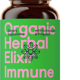 Organic Herbal Elixir Immune with Propolis & Echinacea, Natural Support for The Immune System - 100g