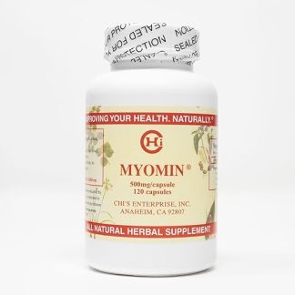 chi Enterprise 120 Piece Myomin Promotes Healthy Hormone Levels 500mg Capsules