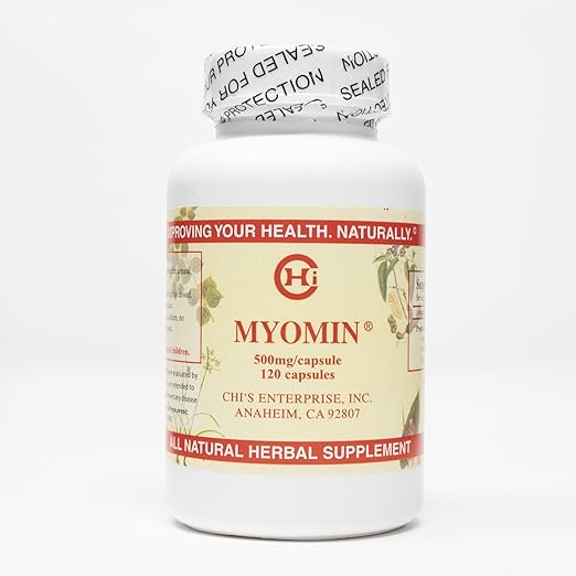 chi Enterprise 120 Piece Myomin Promotes Healthy Hormone Levels 500mg Capsules