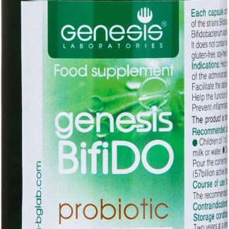 Genesis Bifido Bio Probiotic with Lactobacillus 250 Mg per Capsule 60 caps