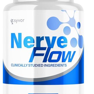 Nerve Flow Capsules, Official Nerve Flow Pills Made with All Natural Ingredients, Maximum Strength NerveFlow Sciatic Support Supplement with Advanced Formula Vitamins for Women & Men (60 Capsules)