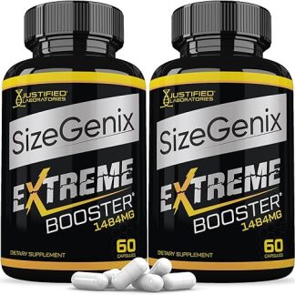 Justified Laboratories (2 Pack) Sizegenix Men’s Health Supplement 1484mg 120 Capsules