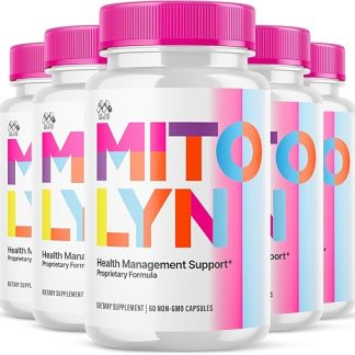 (5 Pack) Mitolyn, Official Mitolyn Purple Peel Capsules with All Natural Ingredients, Mito Lyn Advanced Formula Health Support Maximum Strength Wellness Supplement for Women and Men (300 Capsules)
