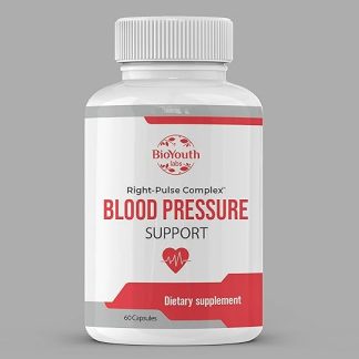 Blood Pressure Support Right-Pulse Complex Supplement | 60 Capsules