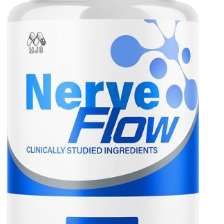 Nerve Flow Capsules, Official NerveFlow Nerve Support Pills with All Natural Ingredients, Maximum Strength Nerve-Flow Sciatic Support Supplement with Advanced Vitamins for Women & Men (60 Capsules)