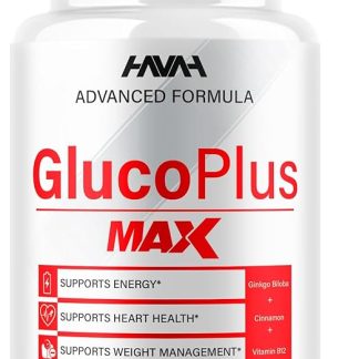 Gluco Plus Max Blood Optimizer Supplement GlucoPlus Max Maximum Strength Capsules, GlycoPlus Advanced Health & Wellness Multivitamin Support Supplement, Glyco Plus Premium Pills (60 Capsules)