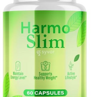 Harmoslim Capsules, Official HarmoSlim Pills with All Natural Ingredients, Advanced Active Lifestyle Formula with Premium Vitamins, Maximum Strength Supplement for Women and Men (60 Capsules)