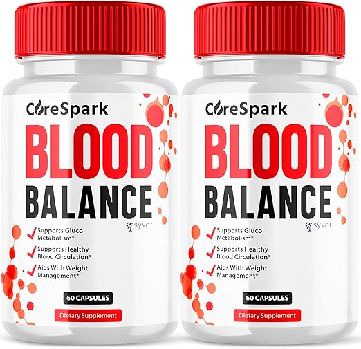 (2 Pack) Corespark Blood Balance Capsules, Official Core Sparks Blood Balance Pills with All Natural Ingredients, Corespark Max Strength Glyco Support Supplement with Advanced Vitamins (120 Capsules)